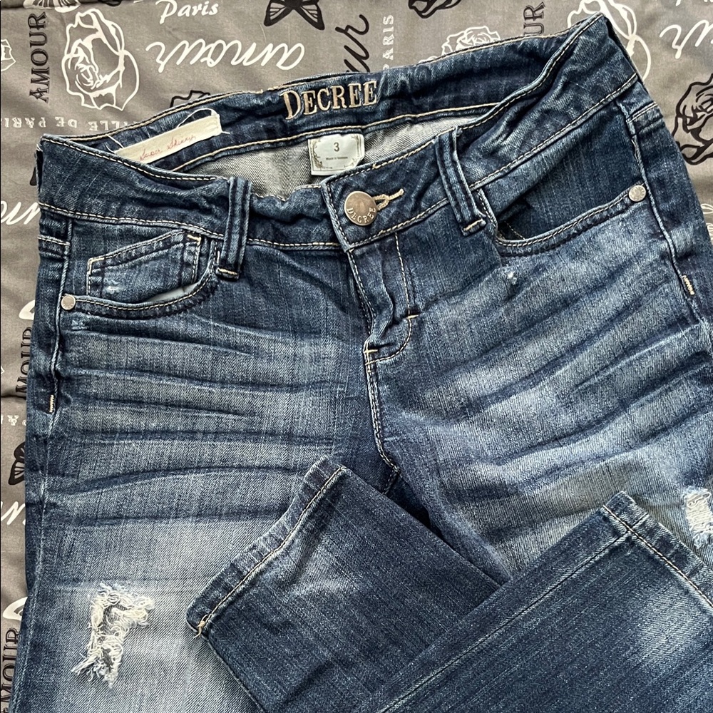 Decree Women's Dark Blue Skinny Jeans